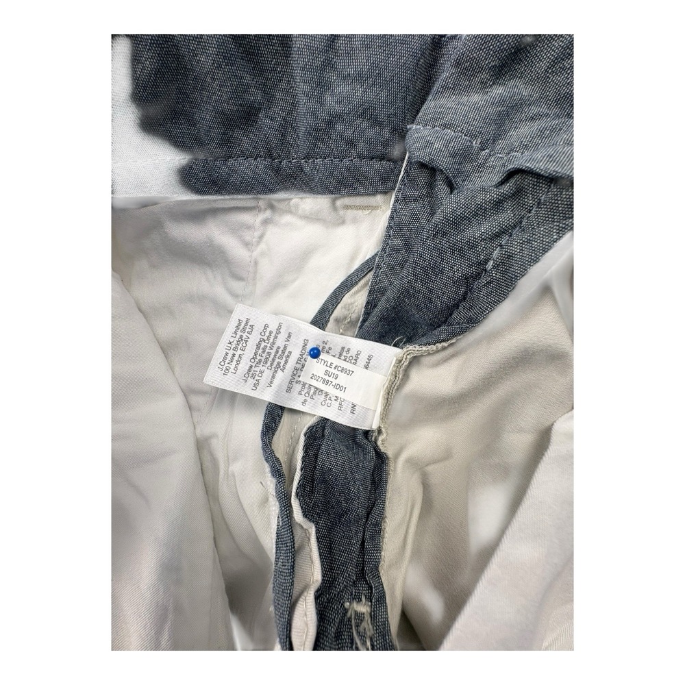 J.Crew Stretch Chino Shorts Mens 29 Navy Blue Flat Front 9" Inseam - Picture 4 of 8